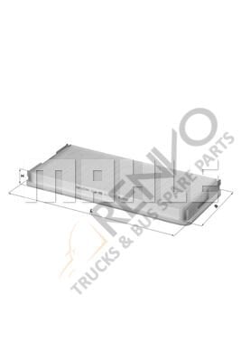 Mercedes Sprinter 1995-2012 Arası 312 D 2.9 Polen Filtresi Mahle Marka