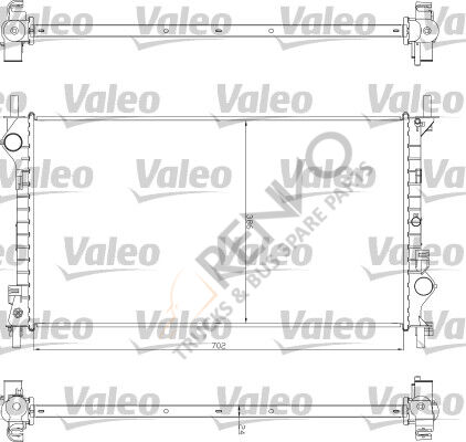 Ford Transit Connect 2002-2006 Arası 1.8 16V Su Radyatörü Valeo Marka