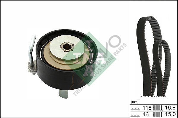 Ford Transit 2012-2016 Arası 1.0 EcoBoost PHEV Triger Seti INA Marka