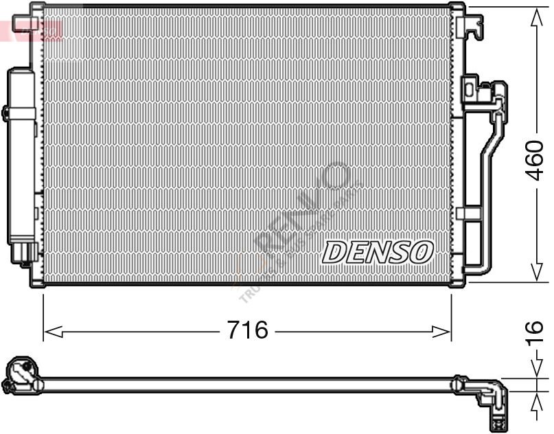 Mercedes Sprinter 2006-2010 Arası 513 CDI 4x4 Klima Radyatörü Denso Marka