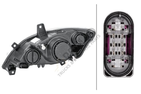 Mercedes Vito 2003-2007 Arası 113 CDI Halojen Sağ Far Hella Marka