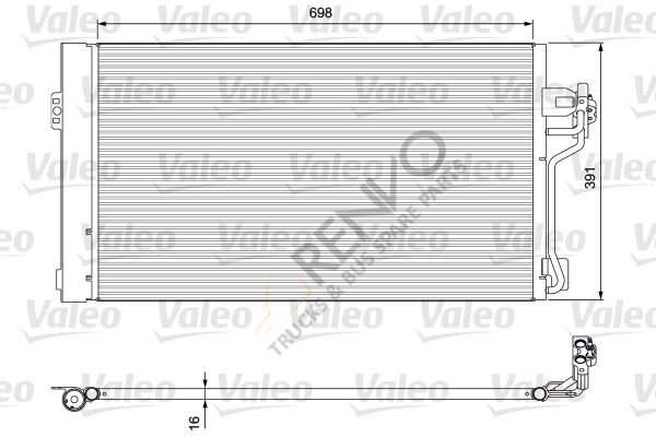 Mercedes Vito 2003-2007 Arası 119 Klima Radyatörü Valeo Marka