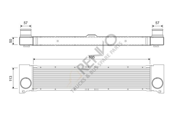 Mercedes Vito 2003-2007 Arası 115 CDI Turbo Radyatörü Valeo Marka