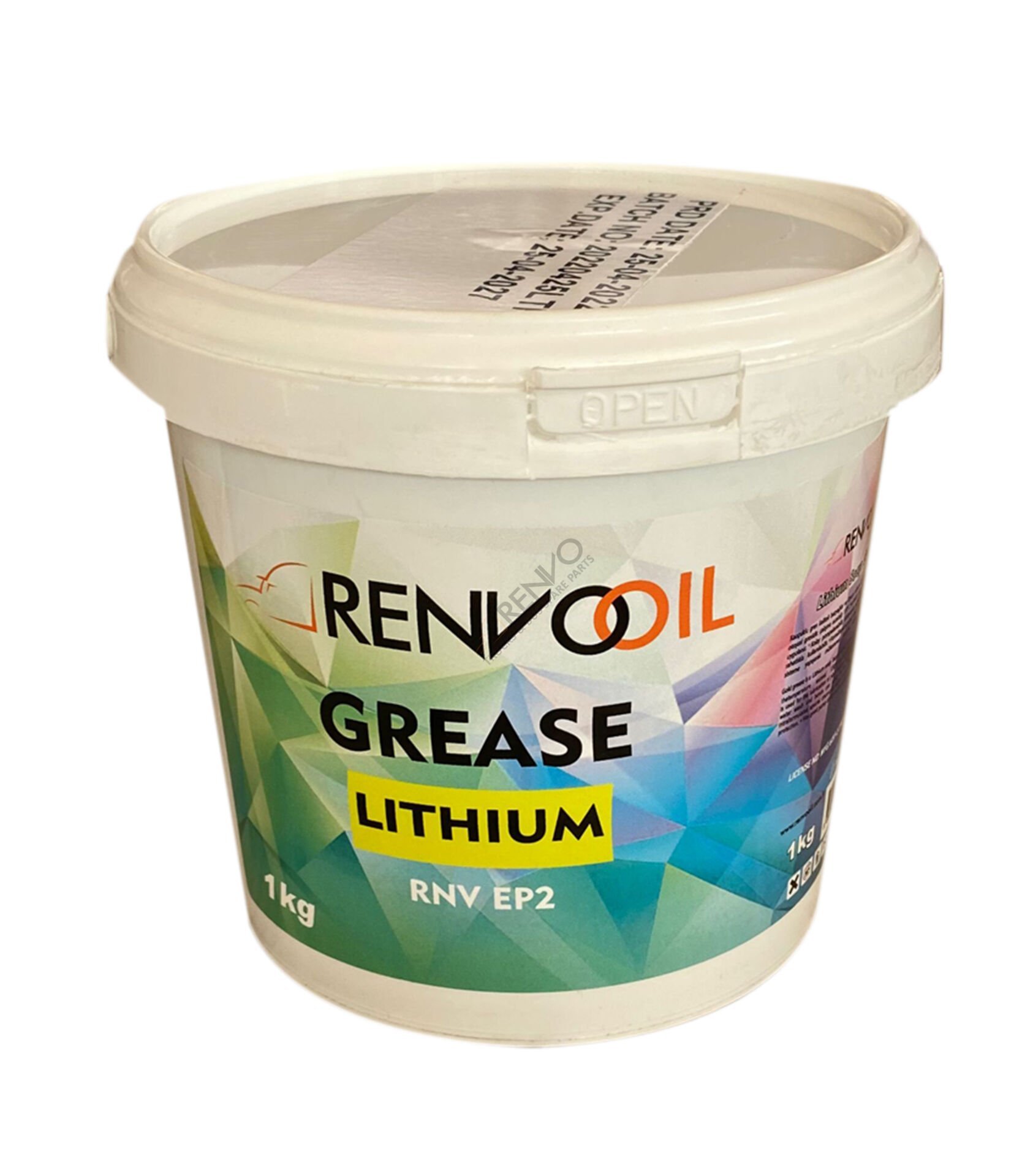 LITHIUM GRES 1 KG8 12ADET X 1 KG RENVO YELLO GREASE 12*1 LT (LITHIUM ) C.BOX GTIP: 271019990025