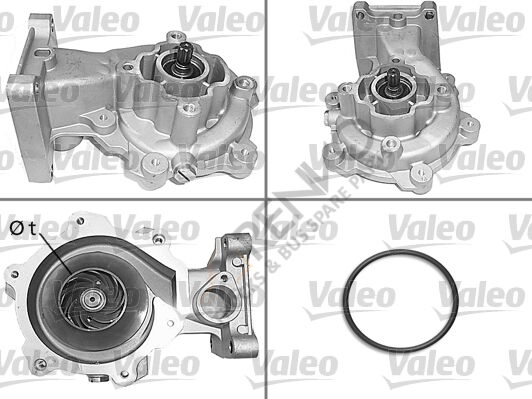Ford Transit 2000-2006 Arası 2.0 DI Devirdaim Su Pompası Valeo Marka