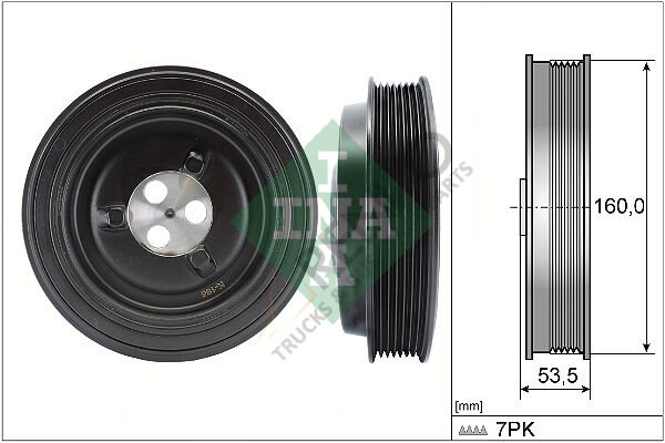 Ford Transit 2006-2014 Arası 2.4 TDCi RWD Krank Kasnağı INA Marka