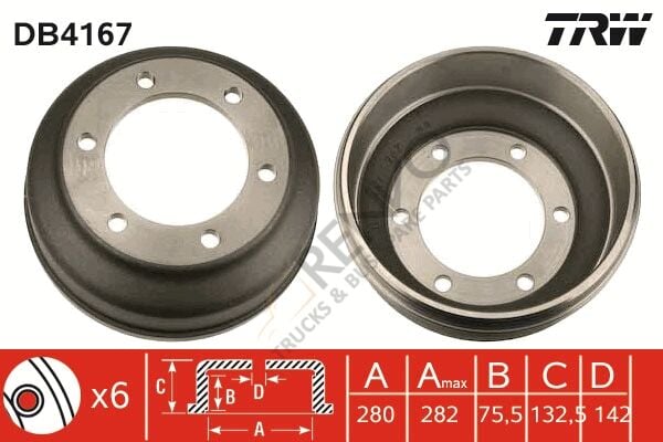 Ford Transit 1985-1992 Arası 2.5 D Arka Kampana TRW Marka