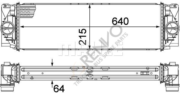 Mercedes Sprinter 2006-2010 Arası 313 CDI 4x4 Turbo Radyatörü Behr Marka