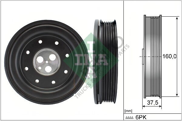 Ford Transit 2000-2006 Arası 2.0 DI Krank Kasnağı INA Marka