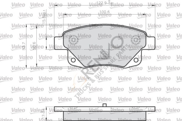 Ford Transit 2006-2014 Arası 2.2 TDCi Arka Balata Valeo Marka