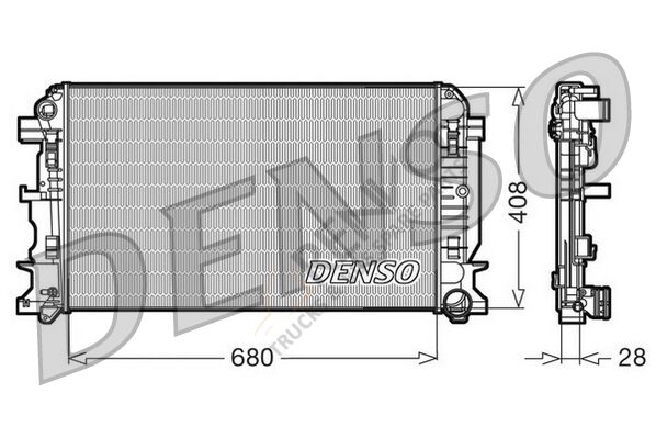 Mercedes Sprinter 2006-2010 Arası 319 CDI / BlueTEC Su Radyatörü Denso Marka