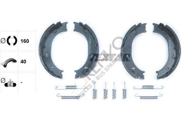 Mercedes Sprinter 1995-2006 Arası 214 Fren Pabuçlu Balata Textar Marka