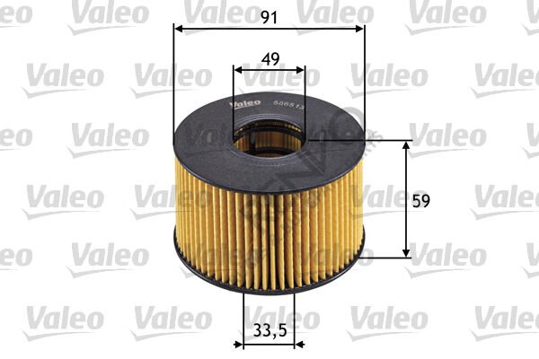 Ford Transit 2000-2006 Arası 2.4 DI Yağ Filtresi Valeo Marka