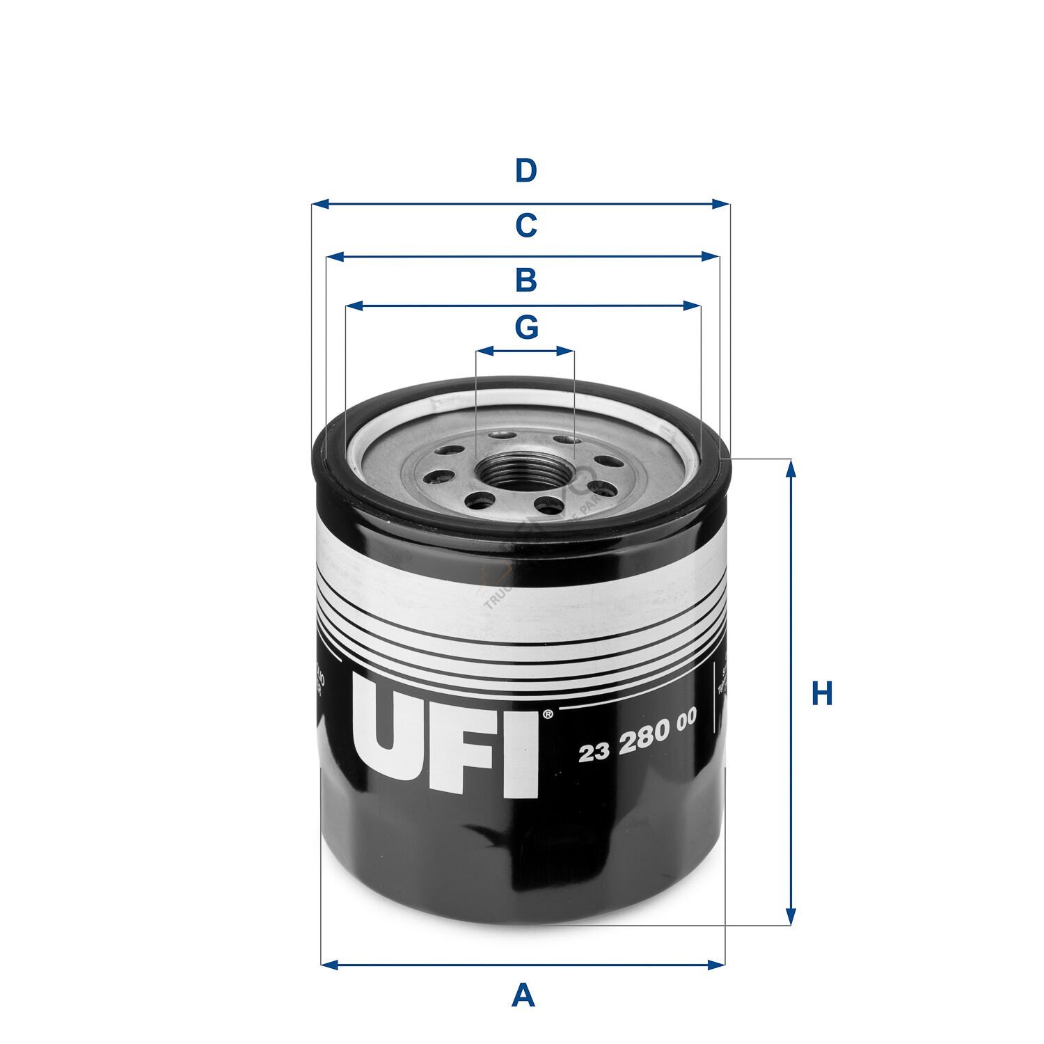 Ford Transit 1991-2000 Arası 2.5 DI Yağ Filtresi UFI Marka