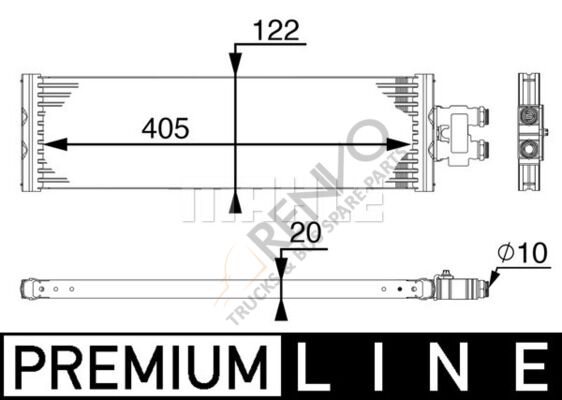Mercedes Vito 2014-2018 Arası V 250 BlueTEC / d Şanzıman Yağ Soğutucu Mahle Marka