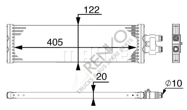 Mercedes Vito 2014-2018 Arası V 250 BlueTEC / d Şanzıman Yağ Soğutucu Mahle Marka