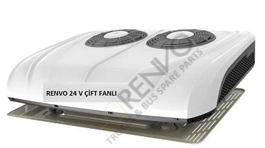 24V 23000 HAIER ÇIFT FANLI ELEKTRIKLI TAVAN KLİMA ÜNİVERSAL KAMYON.KAMYONET.TIR İŞ MAKİNALAR UYUMLU