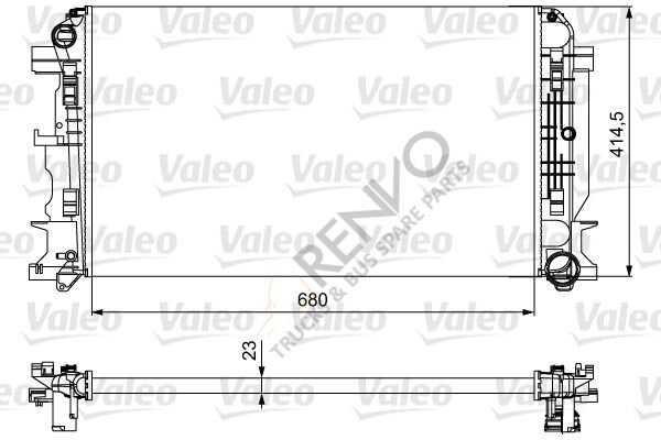 Mercedes Sprinter 2006-2010 Arası 213 CDI Su Radyatörü Valeo Marka