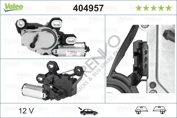 Mercedes Vito 2003-2007 Arası 113 CDI 4x4 Arka Sol Silecek Motoru Valeo Marka