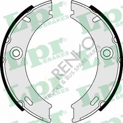 Mercedes Sprinter 1995-2012 Arası 308 D Arka Fren Pabuçlu Balata LPR Marka