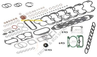 5000814482-5001825566-5000793037-0000323902-ELRING 570.000-PAYEN DG082 ÜST TAKIM CONTA RENAULT190-PREMIUM. G230/270SP-GB/TB191/231-G210/CLR220-MACK 200