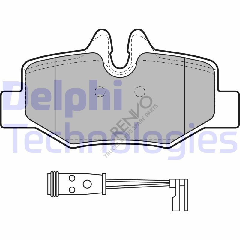 Mercedes Vito 2003-2007 Arası 113 CDI Arka Balata Delphi Marka