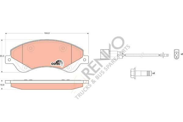 Ford Transit 2006-2014 Arası 2.2 TDCi Ön Balata TRW Marka