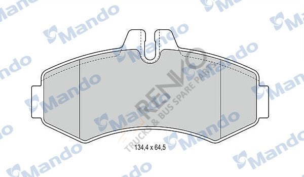 Mercedes Vito 1996-2003 Arası V 230 Ön Balata Mando Marka