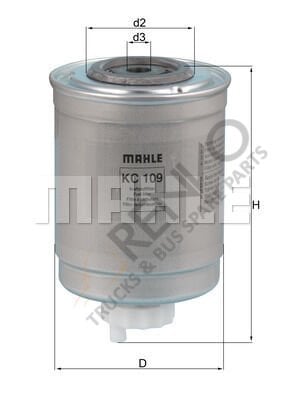 Ford Transit 1991-2000 Arası 2.5 DI Mazot Yakıt Filtresi Mahle Marka
