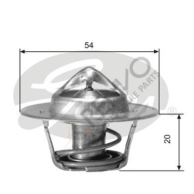 Ford Transit 1977-1986 Arası 2.4 D Termostat Gates Marka