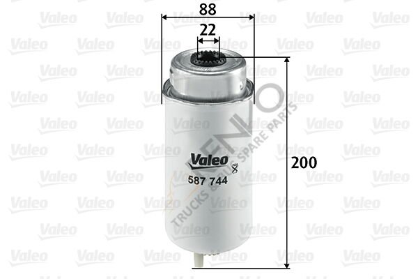 Ford Transit 2000-2006 Arası 2.4 TDCi Yakıt Filtresi Valeo Marka