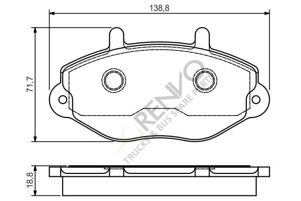Ford Transit 1991-2000 Arası 2.5 DI Ön Balata Bosch Marka