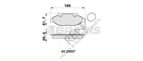 Mercedes Vito 2003-2007 Arası 111 CDI Ön Balata Braxis Marka