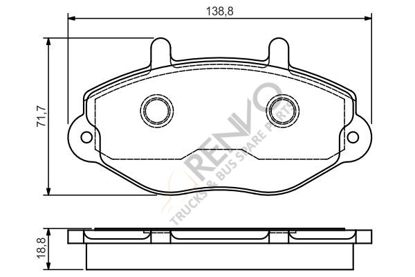 Ford Transit 1994-2000 Arası 2.0 Ön Balata Bosch Marka