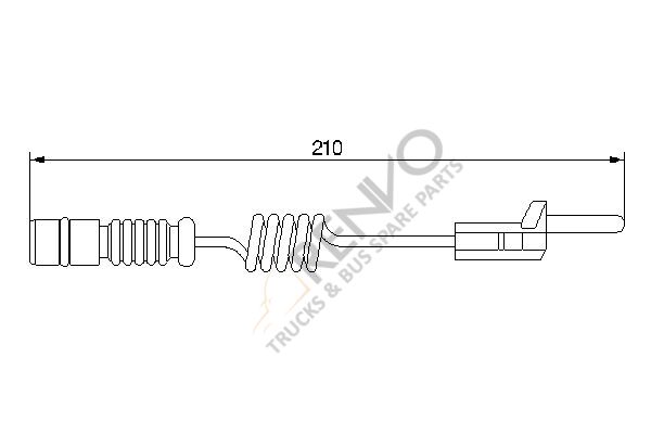 Mercedes Sprinter 1995-2006 Arası 208 D Ön Balata Fişi Bosch Marka