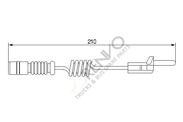 Mercedes Sprinter 1995-2006 Arası 214 Ön Balata Fişi Bosch Marka