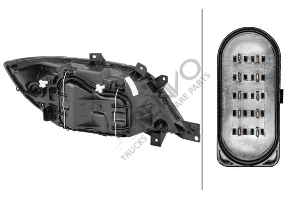 Mercedes Sprinter 1995-2012 Arası 314 Sol Far Hella Marka