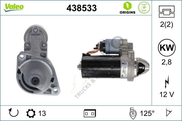 Mercedes Sprinter 2006-2010 Arası 513 CDI 4x4 Marş Motoru Valeo Marka