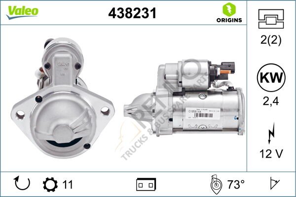 Volkswagen Crafter 2006-2016 Arası 2.5 TDI Marş Motoru Valeo Marka
