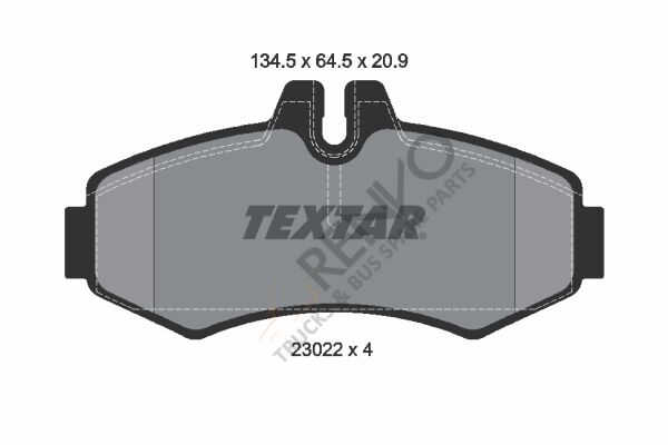 Mercedes Vito 1996-2003 Arası 108 D 2.3 Ön Balata Textar Marka
