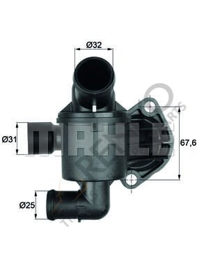 Volkswagen Crafter 2006-2016 Arası 2.0 TDI Termostat Mahle Marka