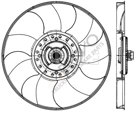 Ford Transit 2006-2014 Arası 2.2 TDCi 4x4 Radyatör Fan ve Motoru Mahle Marka