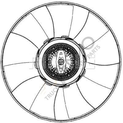 Mercedes Sprinter 2006-2010 Arası 313 CDI 4x4 Radyatör Fan ve Motoru Mahle Marka
