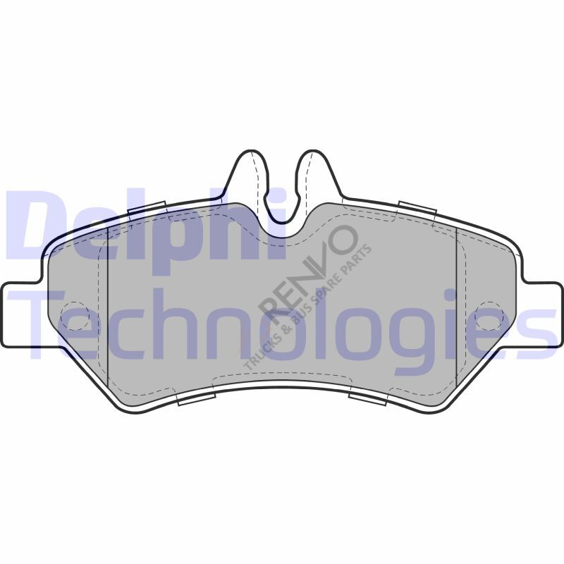 Mercedes Sprinter 2006-2010 Arası 318 CDI Arka Balata Delphi Marka