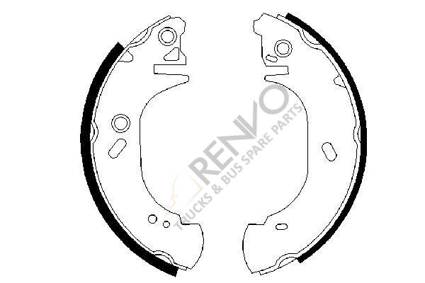 Ford Transit 1994-2000 Arası 2.5 DI Arka Fren Pabuçlu Balata Bosch Marka