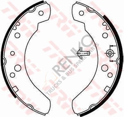 Ford Transit 1977-1992 Arası 1.6 Arka Fren Pabuçlu Balata TRW Marka