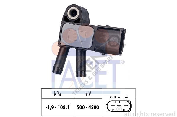 Mercedes Sprinter 2006-2010 Arası 313 CDI 4x4 Egzoz Sıcaklık Sensörü Facet Marka