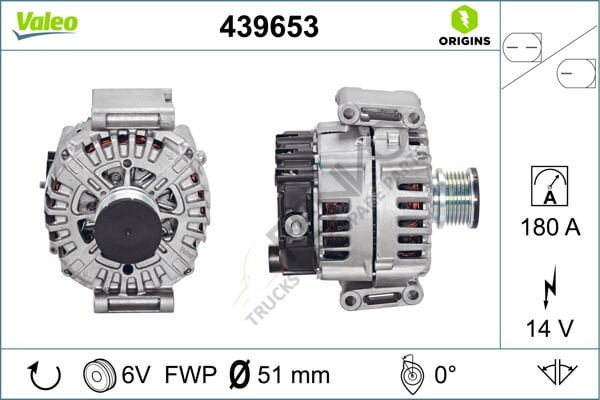 Mercedes Vito 2003-2007 Arası 116 CDI Alternatör Valeo Marka