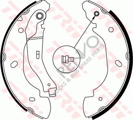 Ford Transit 2006-2014 Arası 2.2 TDCi RWD Arka Fren Pabuçlu Balata TRW Marka