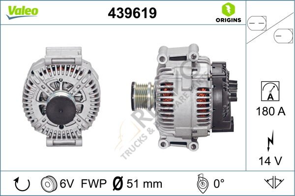 Mercedes Sprinter 2006-2010 Arası 313 CDI Alternatör Valeo Marka